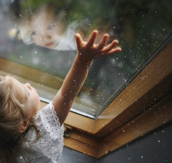 Child at window