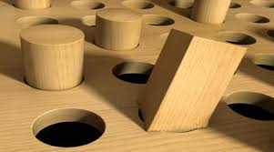 Square peg, round hole